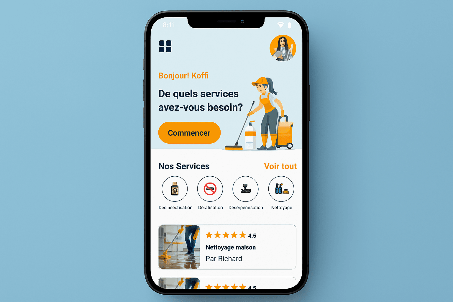Nettoyage & Entretien App