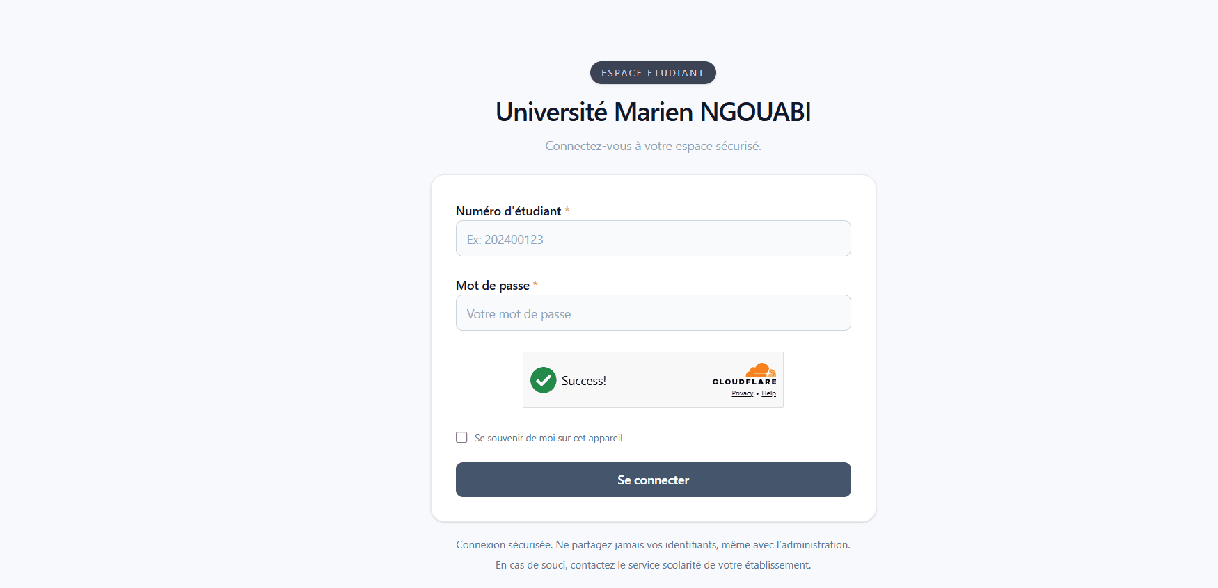 Système de Gestion Scolaire